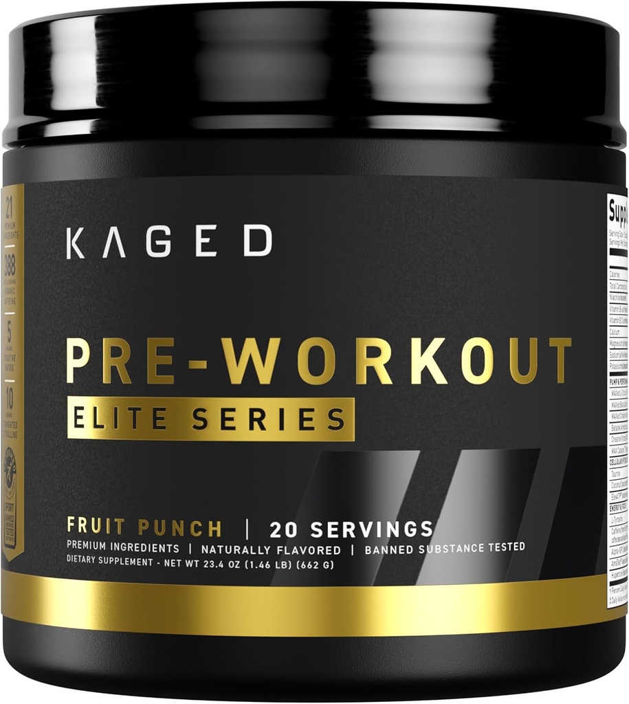 Kaged High Stimulant Pre Treenout Powder 