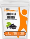 BulkSupplements.com Aronia Extract Powder - Aronia Berry Extract, Chokeberry Supplement - Gluten Free, 1g per Servering, 100g (3,5 oz) (Pack av 1)