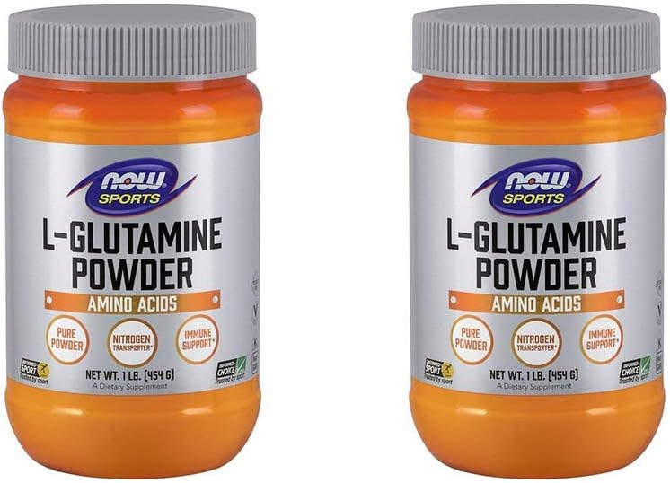 Now Foods L-glutamine Pure Powder, 16 Ounce (Pakki 2)