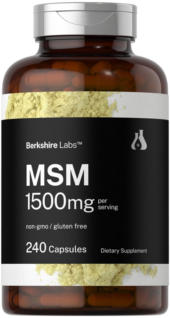 Horbäach MSM Capsules 1500 mg ... 240 Count ...