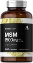 Horbäach MSM Capsules 1500 mg ... 240 Count ...