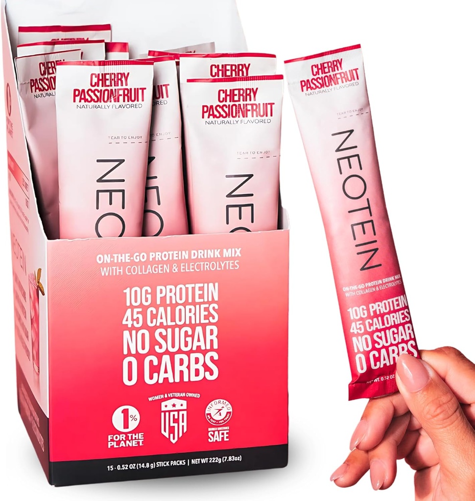 NEOTEIN: Elektrolyyttijauhepakkaukset, proteiinijauhe 10g proteiinia ja kollageenia. Kollageenipakkaus - nollasokeria, EI täyteaineita, EI karbeja...
