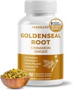 Kultaseal juuri 8-in-1 Formula - Kaneli inkivääri Echinacea Elderberry Mustapippuri D3-vitamiini - ei-GMO, gluteeniton, soija-vapaa