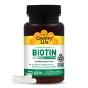 Maa Elämän vitamiinit Korkea Potenssi Biotiini 10 000 mikrog (10 mg), 60 Count - Supplement for Hair, Scalp & Nails - Certified Gluteeniton