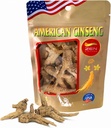 Zen Ginseng - 4 oz Bag of Untrimmed American Ginseng - Non-GMO, Gluten Free. Lägg till denna Ginseng i soppa, te, kaffe, juice, Smoothies och Baking (Barrel Root 4 oz Bag)