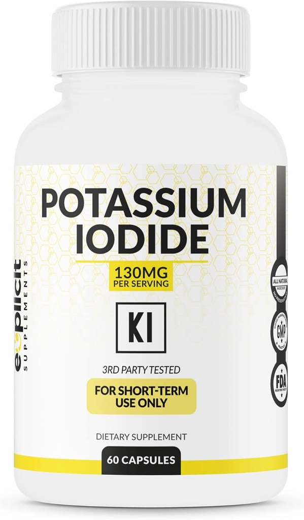 Kalium iodide 130 mg annos - 30 tarjoilua - Kilpirauhasen tuki & puolustus