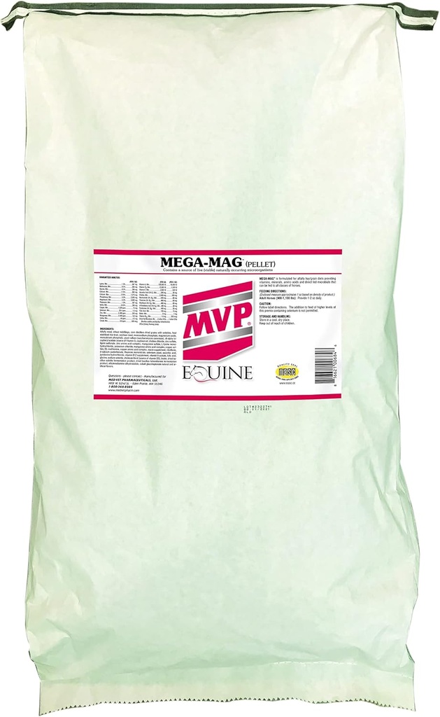 Mega-Mag (50 lb Bag) Balanced Multi Vitamiini/Mineraali täydentää Alfalfa Hay Diets