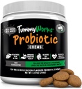 MummyWorks Probiootti 120 Soft Chews koirille All Ages - Tukee Ripuli, ummetus, Hyvä kutina, Allergiat, Hiivan infektiot. Lisätyt digestiiviset entsyymit, Valmistettu Yhdysvalloissa