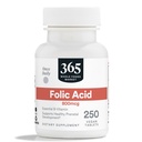 365 by Whole Foods Market, Foolihappo 800mcg, Vegan, 250 tablettia