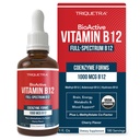 BioActive B12 1000 mikrog . Sisältää 3 BioActive Forms B12 Plus Methylfolate Cofactor - Metyyli B12, Adenosyl B12 & Hydroxy B12 .