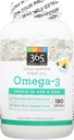 365 av Whole Foods Market, Omega-3 Lemon, 180 Count