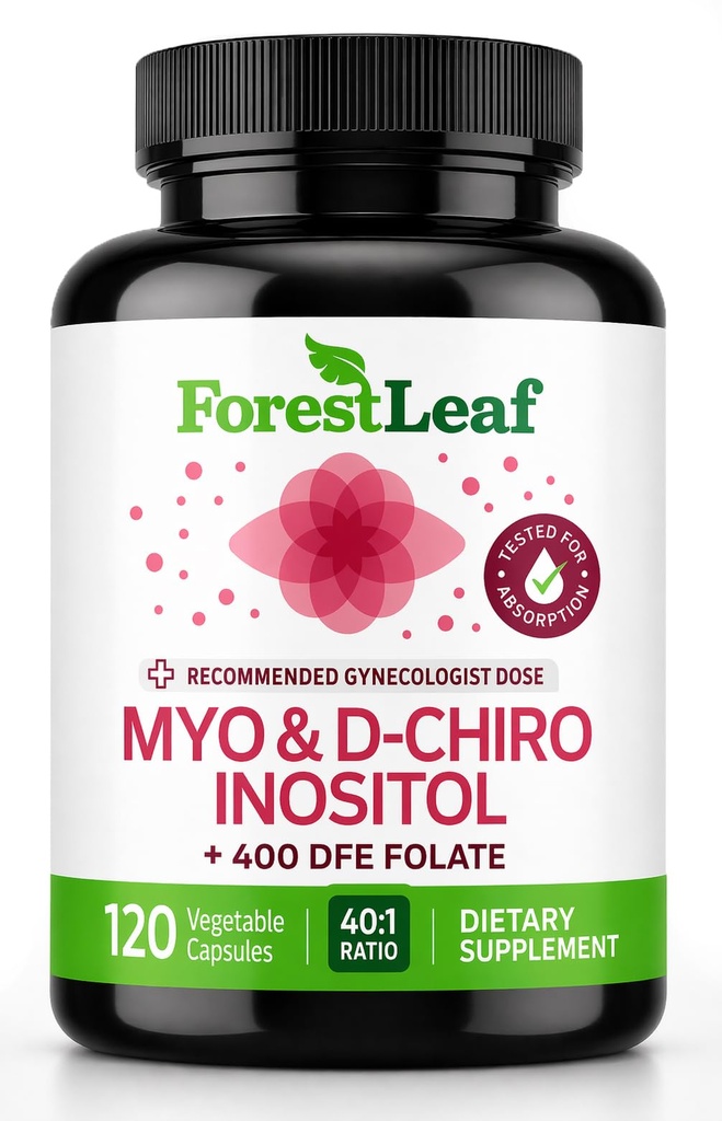 Myo-Inositol & D-Chiro Inositol täydennysosa naisten terveyden ... Hedelmällisyys lisäravinteet naiset..