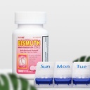 HealthA2Z® Mega Savings Bundle: Bismuth Subsalicylate 262mg, 100 Chewable Tablets & 7-dagars XL Pills Organizer