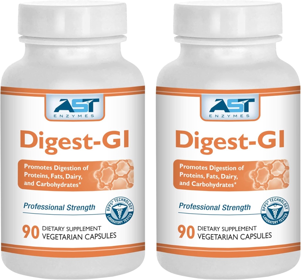 Digest-GI Dgestive Enzyme - (90 x 2) Kasvisruokaa Kapselit-Ruoka ja turvotusta naisten ja miesten