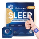 Wellamoon Original Sleep Patch for Aikuinen Ekstra vahvuus Helppo omaksua Uni Patch Melatonin & Valerian kanssa