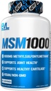 Evlution Nutrition MSM1000-1000 MG Metyylisulfonyylimetaani Supplement - Yhteinen terveystuki - Cartilage Supplement - Vegan + ei-GMO MSM kapselit - 60 Tarjoukset