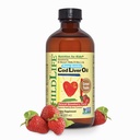 LAPSILIFE OLENNAISET Turska Maksaöljy lapsille - Lapset Turska Maksaöljy nestemäinen, vauvoille 6+ kuukautta, pikkulapsille, lisätyt DHA, EPA, Omega-3 rasvahapot - mansikka, 8 fl oz