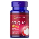 Puritanin Pride Coenzyme CoQ10 100mg, ruokavalio täydentää sydämen terveyttä, verenpaine, suun gum terveys, ja terve ikääntyminen tuki, 60 tarjoilua, nopea julkaisu Softgels