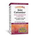 CurcuminRich Joint Curcumizer Natural Factors, Tuki Terveitä niveliä, sydän ja luonnollinen tulehtuminen Response White Willow, 60 kapselia (30 annosta)