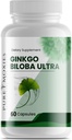 Ginkgo Biloba ja Ginseng Aivojen ruokavalio täydentää tukee aivojen toimintaa, muistia, mielentila, kaikki luonnolliset, parantaa verenkierron