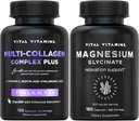 Vitamiinit Multi Collagen Plus -kapselit + Magnesiumglykinaattikapselit