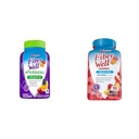 Vitafusion Fiber Well + Probiootit Gummies aikuisille, 60 Count Sugar Free Fiber Gummies, 90 Count