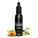 Folate Drops - 120 tarjoilua, 2oz, Butterscotch Flavor, 500mcg L-5-MTHF Foolihappolisä