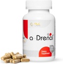 RLC, a-drenaali, lisätuki stressinlievitykseen ja energiaan - 120 kapselia, tasapaino Cortisoli Ashwagandha, Rhodiola, Cordyceps ja Ginseng L-Theanine, lisätuki täydentää naisten ja miesten