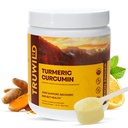 TruWild Vegaanikurkumallinen Curcumin Drink Mix Powder kanssa Luomu Curcuminoids Musta Pippuri Inkivääri tukemaan hyvinvointia ja yhteistä terveyttä, Kaikki luonnonmade in USA, 20 tarjoiluja