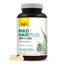 Maaelämä, Maxi-Hair Plus Biotin, tukee terveitä hiuksia, ihoa ja kynsiä, Päivittäinen täydentää, 240 ct