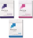 The Patch Remedy Medy Fitness Cleanse Kit - Menopause Patch, Daily Cleanse Patch with Glutatione & Metabolise Patch