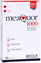 Meaquor 1000 Omega 3 Fish Oil Supplement IFOS Certified - Omega3 1000 mg EPA ja DHA per kapseli - Ei Aftertaste, ei-GMO (30 Softgels)