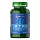 Puritan's Pride ei-GMO Soy Isoflavones 750mg, ravintolisä aktiivinen daidzein, Genistein, ja Glycitein tukee vaihdevuodet ja kuumat välähdykset, 120 nopea julkaisu kapselit
