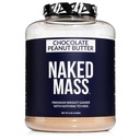 NAKED Chocolate Peanut Butter Mass - 1,280 Calories, 50G proteiinia, mitään keinotekoista. Kaikki luontaisen painon saajaproteiinijauhe - 8Lb Bulk, GMO-vapaa, gluteeniton & soijaton