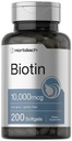 Horbaach Biotin 10000 mikrogrammaa 200 softgelia B7-vitamiinin kanssa. Kauneus Formula lisäravinteet.