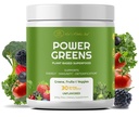 Red's Kitchen Sink Power Greens Powder - Daily Greens Superfood Powder - Fruity, kasvis, & Green Leafy Smoothie Drink Mix - Superfoods Maca Root, Spirulina, klorella, & enemmän (200 grammaa)