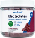 Nutricost Electrolytes Complex, Grape Flavored, 40 Sticks - Advanced Hydration Complex
