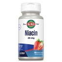 Kal 25 Mg Niacin Tabletit, mansikka, 200