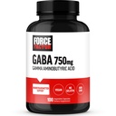 Force Factor GABA 750 mg kapselit, GABA täydentää tukea rauhoittaa, rentoutua, nukkua, keskittyä, välittäjäaine tuki, Vegan, ei-GMO, 100 GABA kapselit