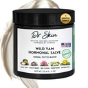 Dr. Skin Wild Jam Cream for Hormone Balance 4oz ... 100% Organic Natural Menopause & Perimenopause Support, Herbal Yam Cream for Women PMS, Hot Flashs, Mood Swings, Night Swats, Cramps Relief