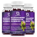 Glukosamiini Chondroitin Gummies - 2- pakkaus, extra vahvuus 1500 mg Glukosamiinia MSM & Elderberry, Joustavuus Tuki, paras Cartilage & Immuuni tuki täydentää miesten ja Wome - 180 Gummies