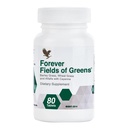 Ikuisesti Living - Fields of Greens, Green Superfood Superfood Supplement Barley Grass, Wheat Grass, ja Alfalfa puhdistus ja alkalizing, 80 tablettia