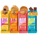 B.T.R. Nation Superfood Keto Protein Bar - Plant Based Vegan Protein 