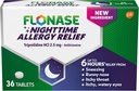 Flonase Nighttime Allergia Relief -tabletit, enintään 6 tuntia Allergialääkettä - 36 päällystettyä tablettia