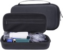 Hard Shell Carrying Case kannettavalle sumutinkoneelle astma-inhalaattorille, EVA Travel Bag astma-avaruusmaskille miehille ja Woomnille, Medicine Kits Organizerille, Atomizer Holderille, jossa on Mesh Pocket