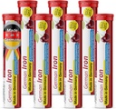 T&D Saksa Iron 14 mg - 140 Vegan Drink Effervescent Tabletit - Cherry Flavor - Valmistettu Saksassa