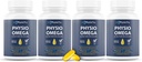 Fysio Omega 2400mg Fish Oil Omega 3 rasvahappo täydentää - Heart & Brain Health täydentää aikuisille - Ei-GMO, Burpless, Light Citrus Flavor, kestävästi lähde - 240 Softgels