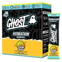 GHOST-kosteuspakkaukset, sitruunakastike, 24 tikkua, Elektrolyyttijauhe - juomasekoitus, magnesium, kalium, kalsium, C-vitamiini - Vegaaniystävällinen, soijaton, sokeri ja gluteeniton