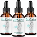(3 pakkaus) Zencortex Tinnitus Relief - Virallinen kaava - Zencortex Drops korvat, Zen Cortex 24 Tinnitus Drops Liquid Supplement Reviews, Zen Cortex kuulotuki Formula, Zencortex Oral (4oz)