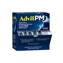 Advil PM Pain Reliever ja Nighttime Sleep Aid, Pain Medicine kanssa Ibuprofeeni kivunlievitys ja difenhydramiini Sitrate varten unilääke - 50x2 päällystetty Caplets
